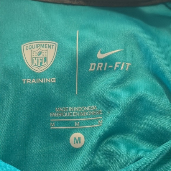 Men’s Nike Dri-Fit Miami Dolphins 100% Polyester Short Sleeve Polo Size Medium - Picture 8 of 9